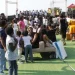 Crianças vibram diante de várias atracções em celebração à efeméride