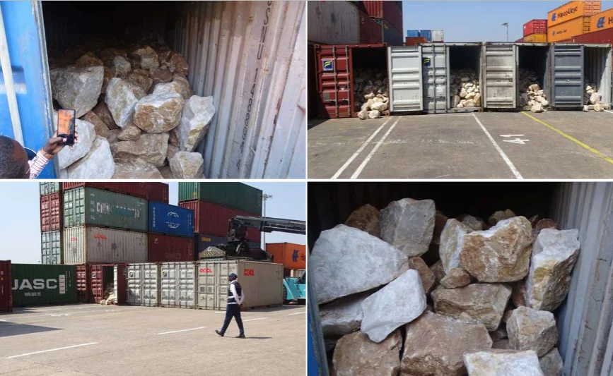 Detentora das três mil toneladas de quartzos apreendidas no Porto diz que o produto ia para a China como amostra
