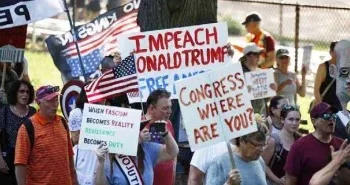 Novo protesto nacional contra Trump marcado para sábado nos EUA para pedir acção e “Raiva Contra o Regime”