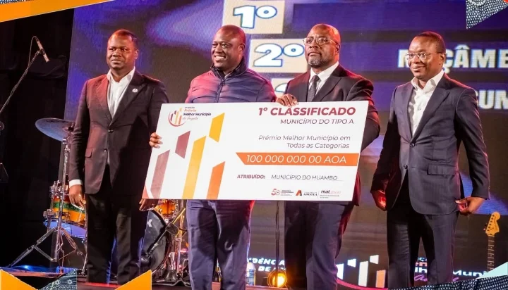 Huambo arrebata prémio de melhor município de Angola e encaixa 100 milhões de kz