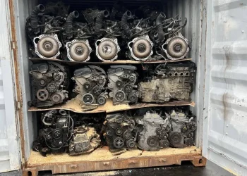 Apreendido contentor com mais de 100 motores de viaturas diversas suspeitos de contrabando