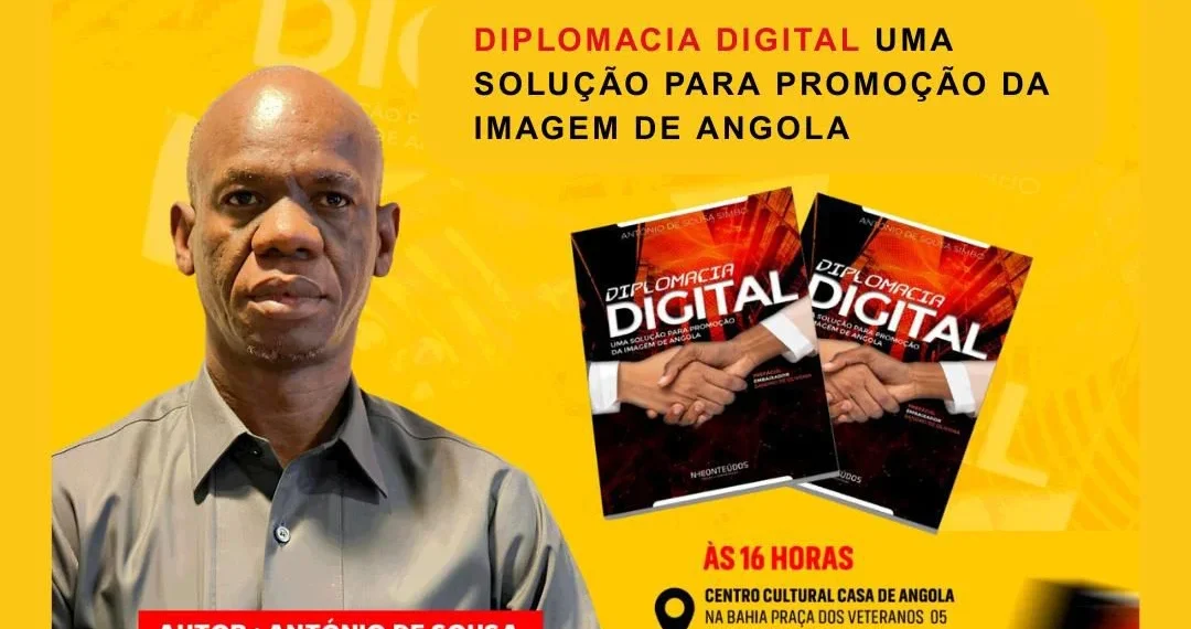 António Simbo lança obra sobre diplomacia digital