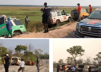 Região do Cala-boca põe à prova viaturas de turistas no RAID Okavango