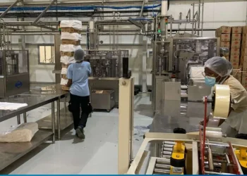 Carrinho apta para vender produtos alimentares aos Estados Unidos e à Europa