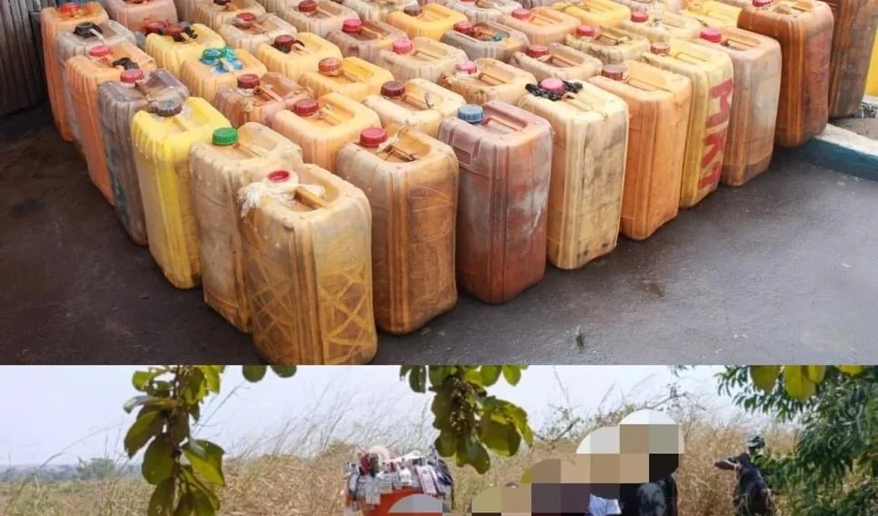 ‎Polícia Nacional no Cunene desmantela dois postos clandestinos de armazenamento de combustível