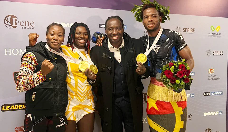 Presidente da AMUD felicita Maria Kitoko pela revalidação do título no Mundial de MMA