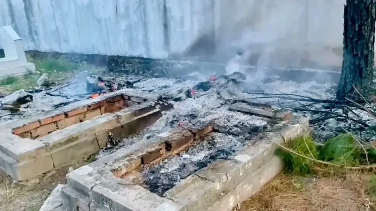 Autoridades no Cuito repudiam ateamento de fogo no Cemitério Municipal