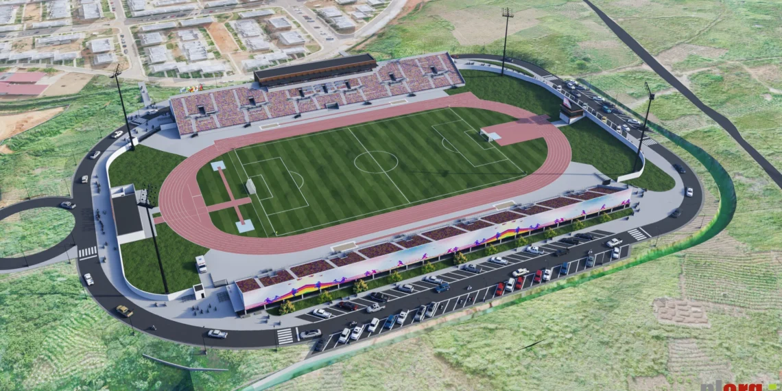 Ministro da Juventude e Desportos inaugura Estádio Nacional Vicy António‎