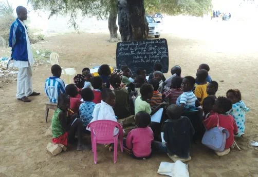 Alunos da localidade de Makokomena deixam de ter aulas por baixo de árvores