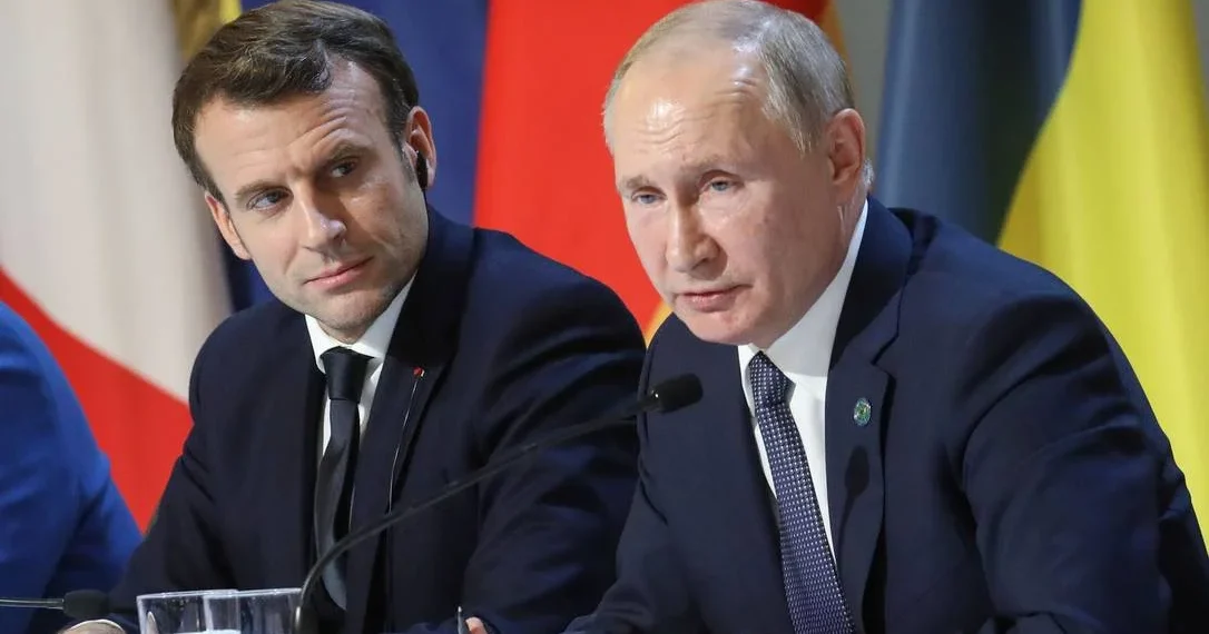 França saúda disponibilidade de Putin para falar com Macron sobre a Ucrânia