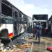 Incêndio destrói 21 autocarros da TCUL no Cazenga