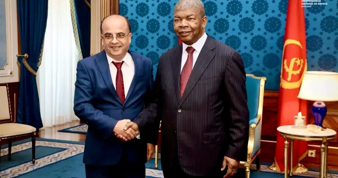 ‎João Lourenço recebe embaixador da Palestina em Angola em fim de missão