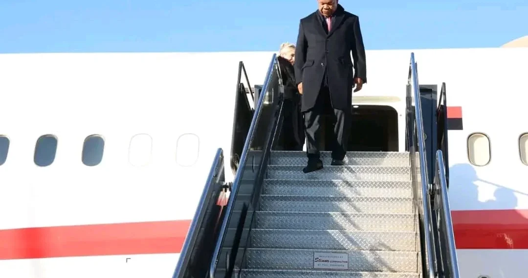 Presidente João Lourenço chega aos Estados Unidos da América