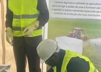 Lançada primeira pedra para construção da Fábrica de Moagem de Calcário Agrícola
