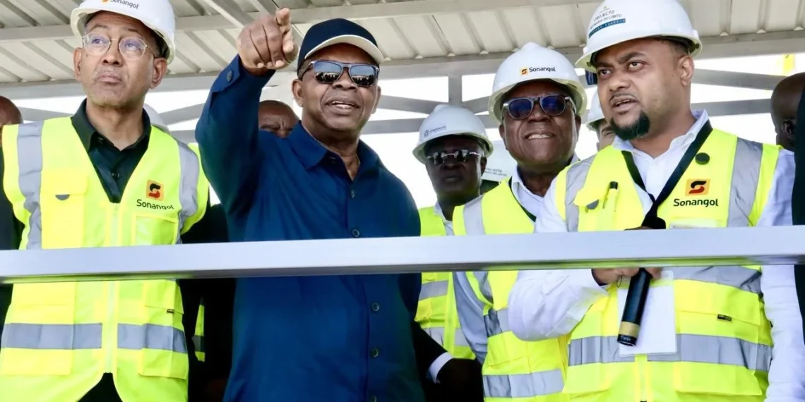 Presidente da República avalia evolução das obras da Refinaria do Lobito com gastos acima de 1 bilião de dólares americanos