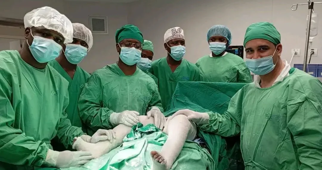 Menor de sete anos submetida a cirurgia inédita no Hospital Geral do Cuanza-Norte
