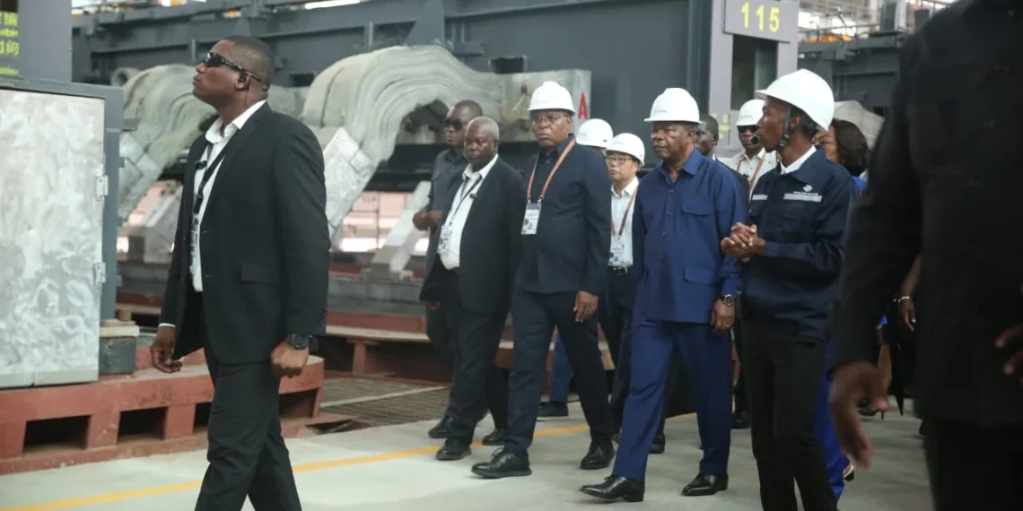 Presidente da República inaugura fábrica de alumínio no Bengo
