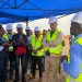 Ministro da Energia e Águas avalia grau de execução das obras do parque fotovoltaico do Cafunfo