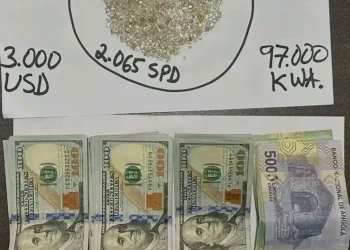 SIC apreende mais de duas mil pedras de diamantes e 300 dólares norte-americanos na Lunda-Norte