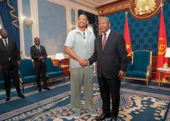 Will Smith recebido por João Lourenço na Cidade Alta