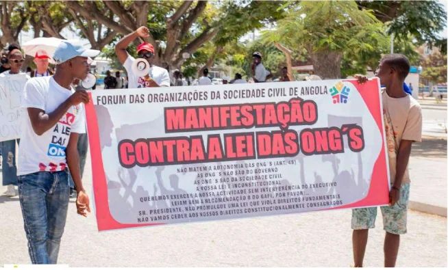 Omunga admite realização de “manifestações pacíficas” contra Lei das Organizações Não-Governamentais (ONG)