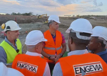 Ministro da Energia e Águas avalia avanço das obras da Barragem de Hita Hita no Cunene