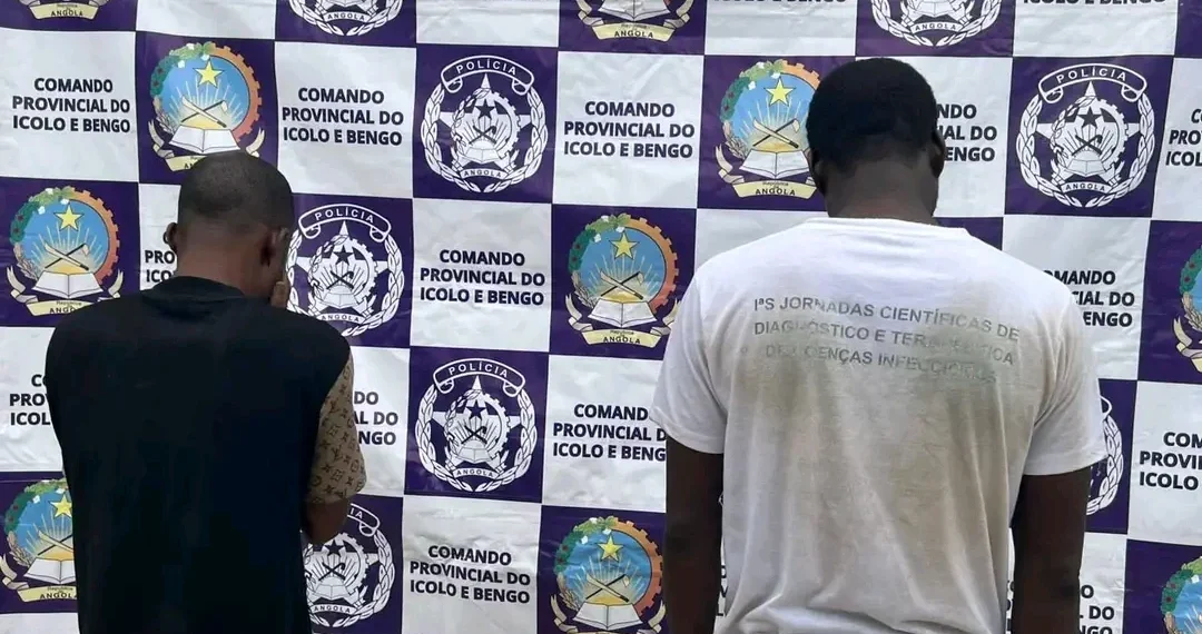 Detidos dois cidadãos por roubo de material hospitalar no Calumbo
