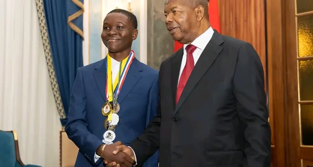 Presidente da República recebe em audiência vice-campeão africano de xadrez
