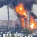 Ataque com drones incendeia refinaria de combustíveis em Moscovo