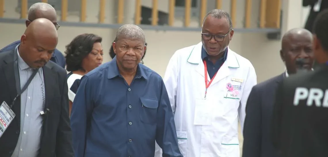 Presidente da República visita obras do Hospital Universitário de Luanda e do novo Hospital Militar