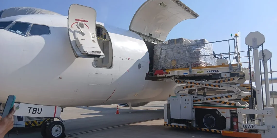 TAAG realiza primeiro transporte de carga a Lusaka
