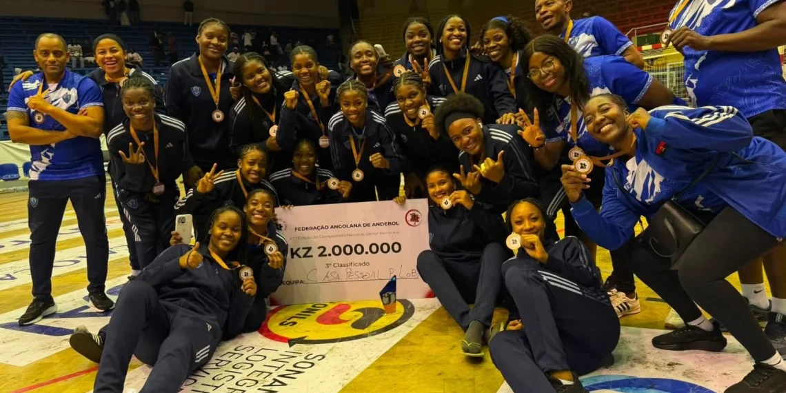 Casa do Pessoal do Porto do Lobito conquista medalha de bronze no Nacional de Andebol Feminino