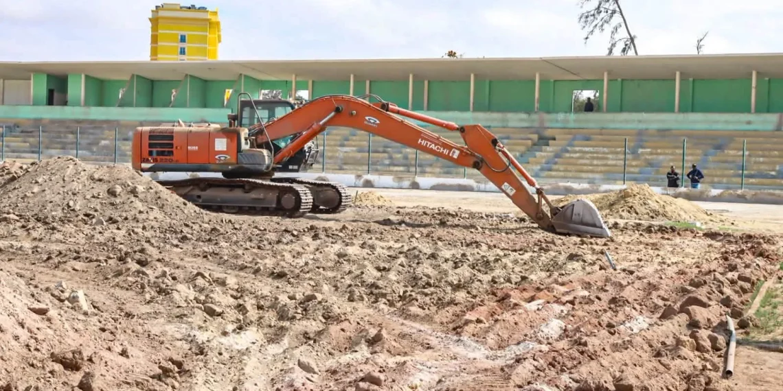 Obras de reabilitação do Estádio Joaquim Morais decorrem a bom ritmo