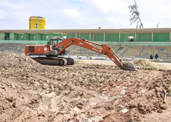 Obras de reabilitação do Estádio Joaquim Morais decorrem a bom ritmo