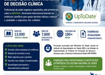 Angola capacita profissionais de saúde com plataforma mundial de decisão clínica