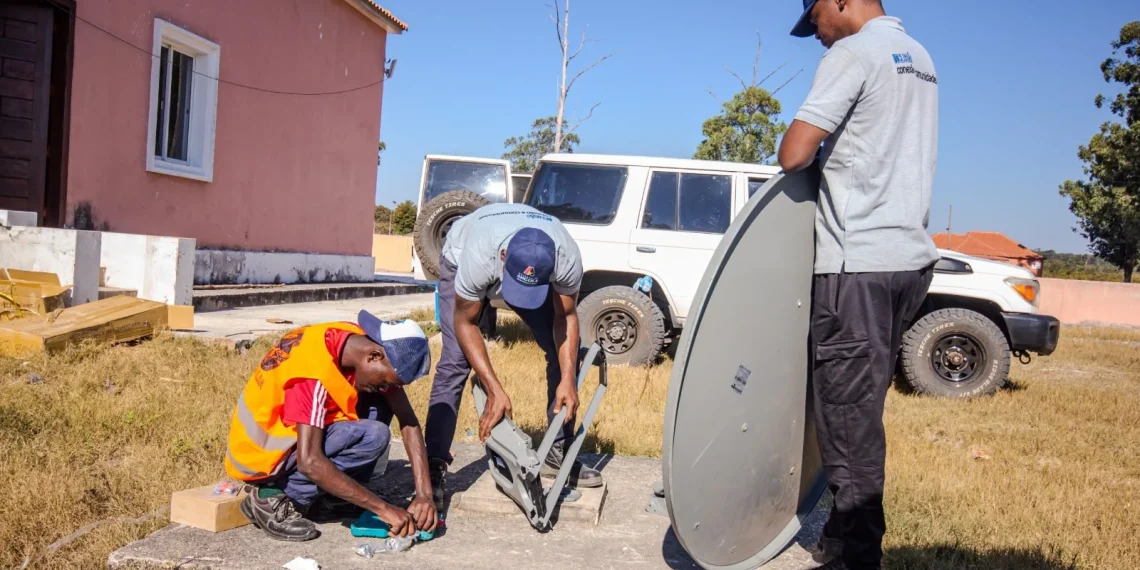 Nova estação de conectividade do ANGOSAT-2 vai beneficiar cerca de 50 funcionários no Lutuai