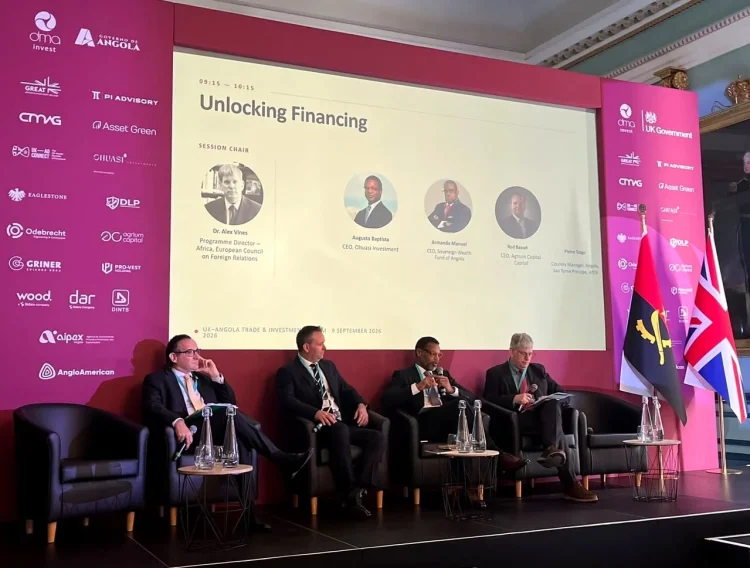 PCA da Ohuasi aponta em Londres caminhos para desbloquear financiamento para Angola