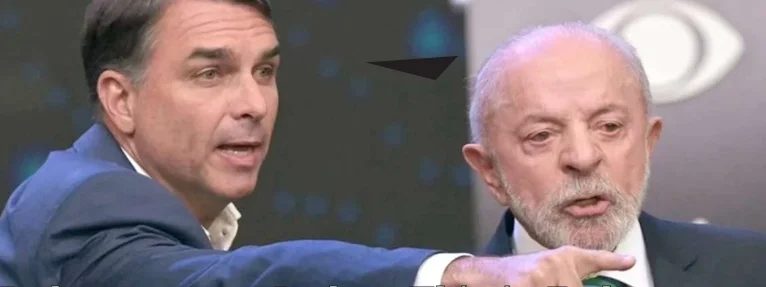 Debate entre Lula e Flávio Bolsonaro termina com troca de acusações
