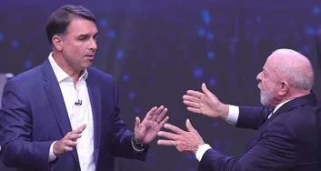 Flávio Bolsonaro e Lula continuam em empate técnico: 45% contra 44%