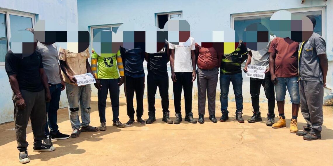 Onze suspeitos detidos por vandalismo de postes de média tensão em Luanda