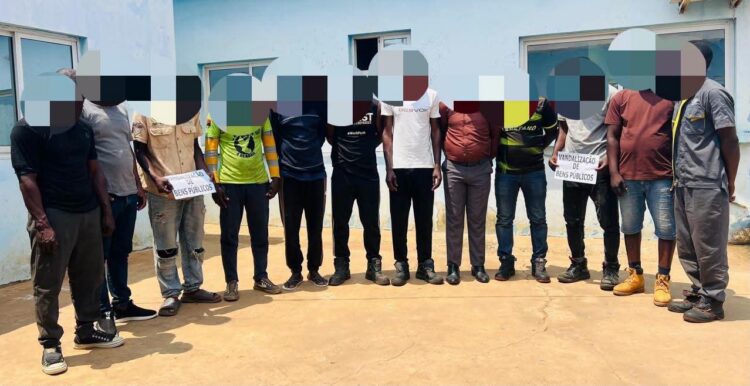 Onze suspeitos detidos por vandalismo de postes de média tensão em Luanda