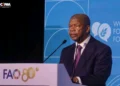 João Lourenço defende união mundial contra a fome