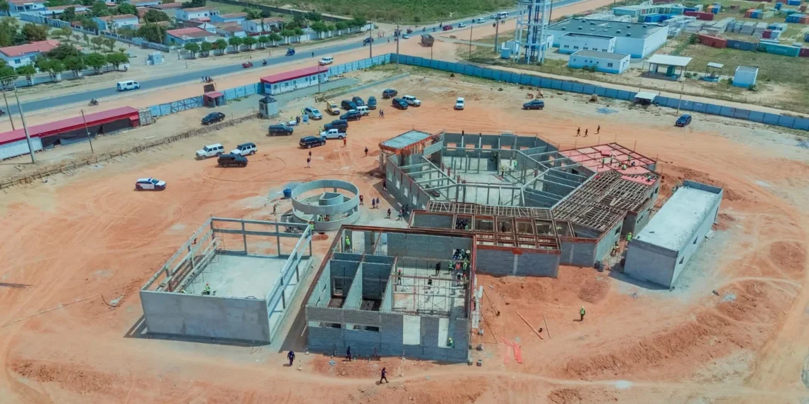 Obras de construção do SIAC do Bié registam cerca de 50% de execução física